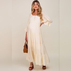Nwt square neck maxi dress